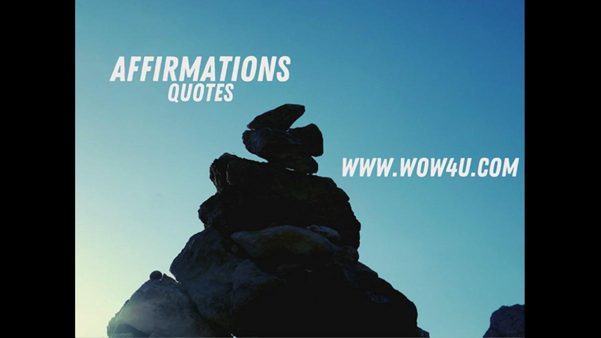 'Video thumbnail for Affirmation Quotes'