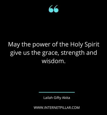 motivational holy spirit quotes sayings captions