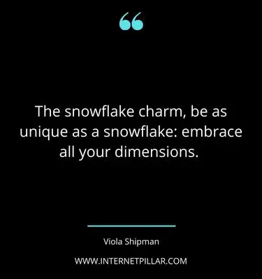 motivational snowflake quotes sayings captions