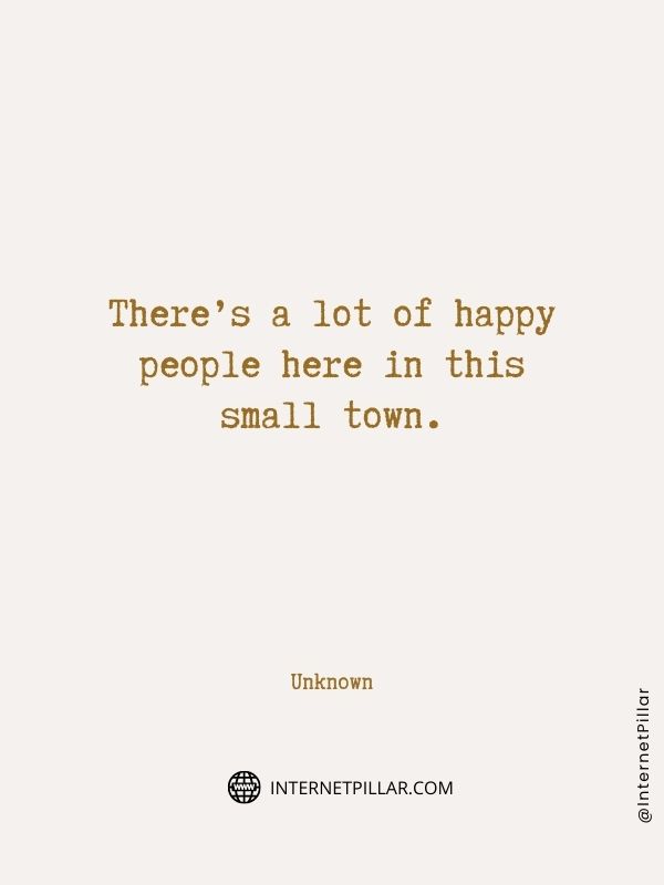 best small town quotes