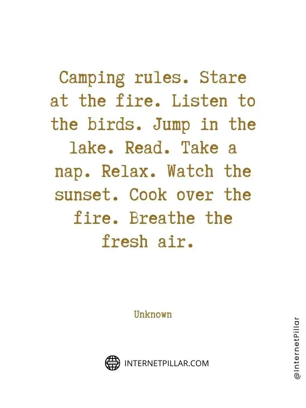 camping quotes by internet pillar