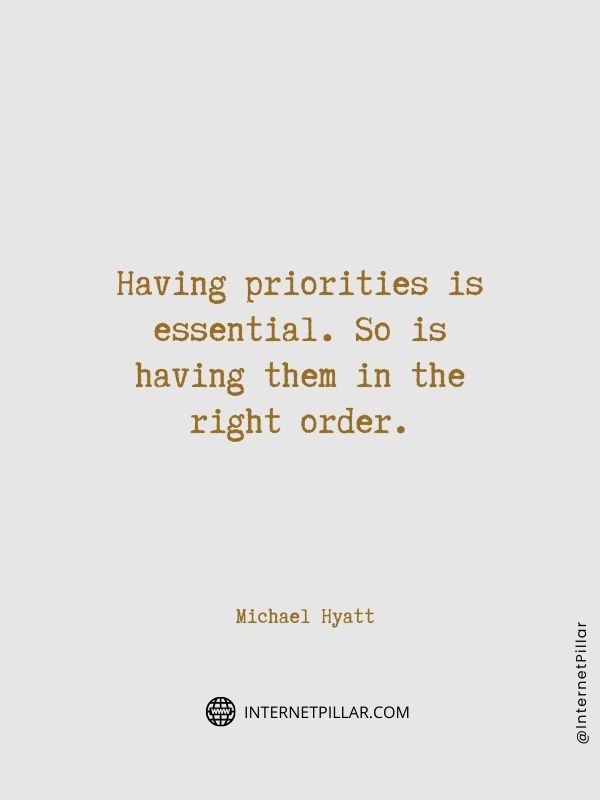 great-priority-sayings