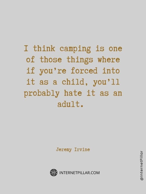 inspirational quotes about camping