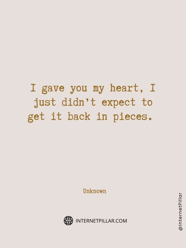 inspiring heartache quotes