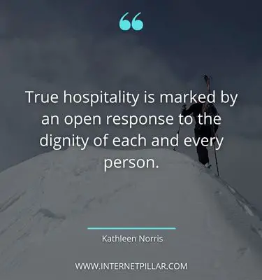 inspiring quotes about hospitality