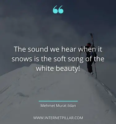 inspiring quotes about snow