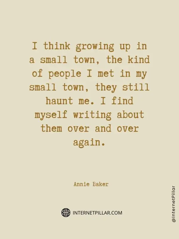 positive quotes about small town