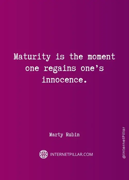 profound maturity quotes