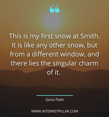 profound snow quotes sayings captions phrases words