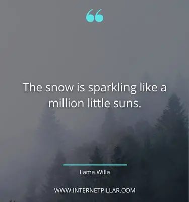quotes about snow