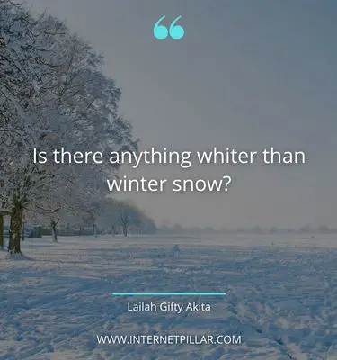 quotes on snow