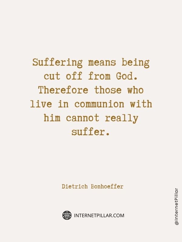 thought provoking quotes about Suffering
