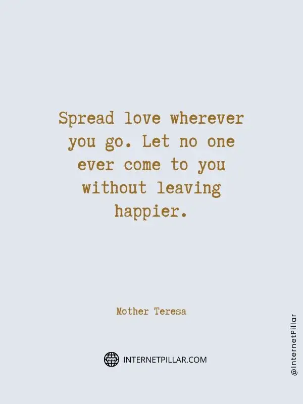 thought provoking spread love quotes