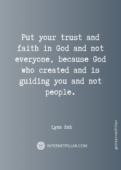 thoughtful trust in god quotes