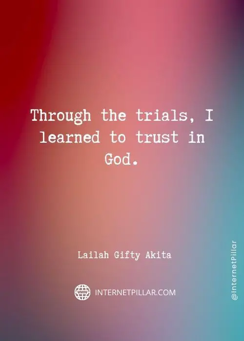 trust in god mention