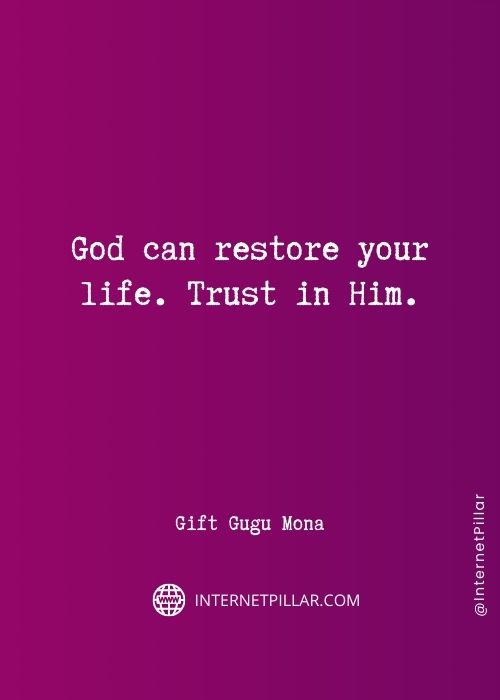 trust in god sayings