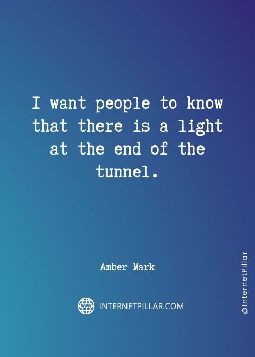 quotes about light at the end of the tunnel