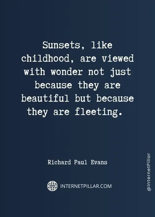 quotes about sunset