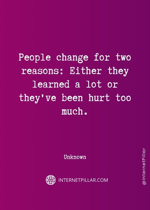 quotes on people changing