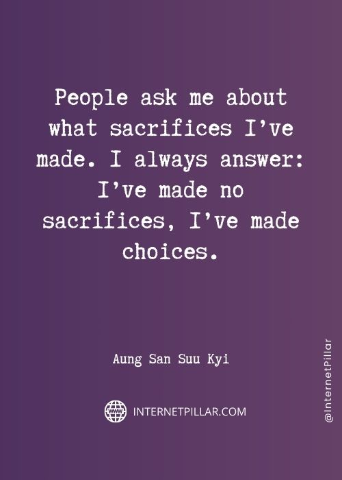 sacrifice quotes for life