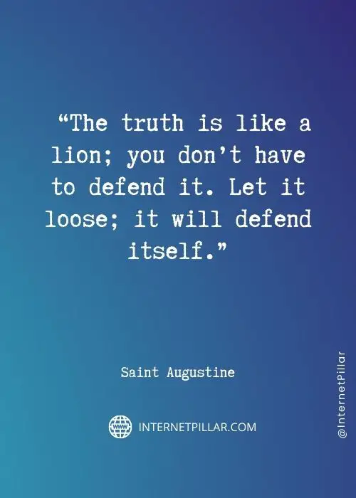 saint augustine sayings
