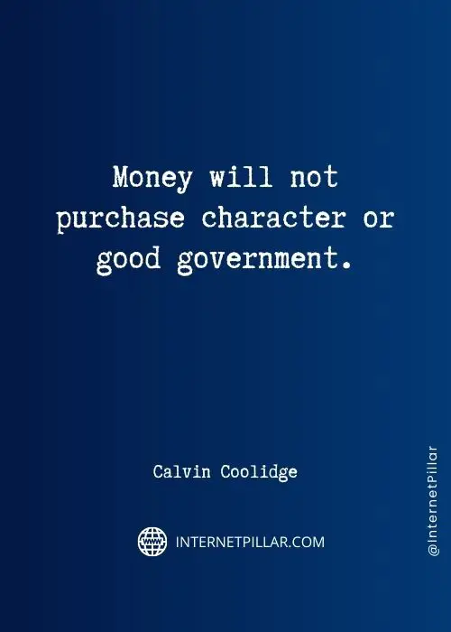 calvin coolidge sayings