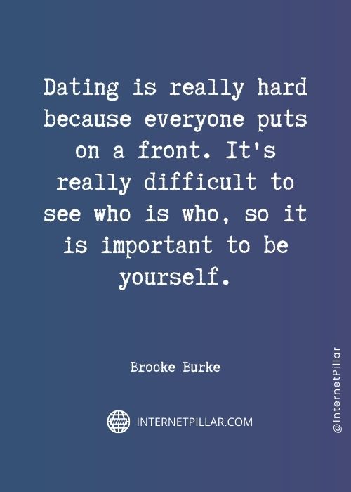 dating yourself sayings