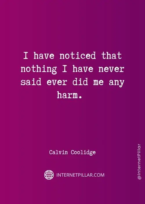 inspiring calvin coolidge quotes