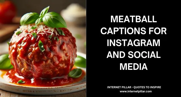 Meatball Captions for Instagram and Social Media