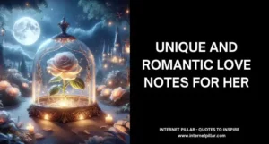 115+ Unique and Romantic Love Notes for Her