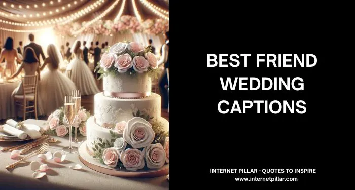 Best Friend Wedding Captions for Instagram and Social Media
