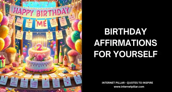 Birthday Affirmations for Yourself