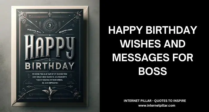 Happy Birthday Wishes and Messages for Boss