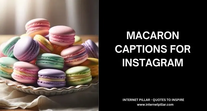 Macaron Captions for Instagram and Social Media