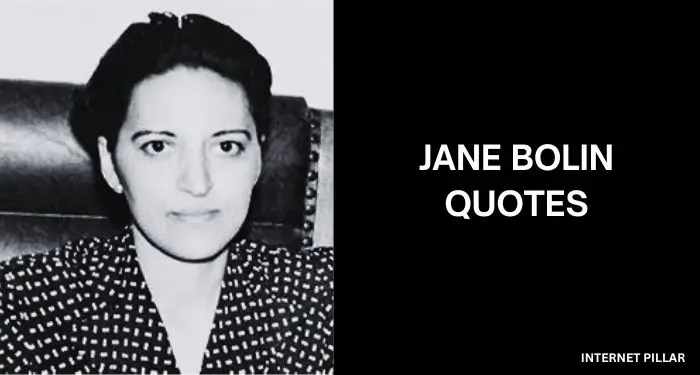 Jane Matilda Bolin was the first black woman to graduate from Yale Law School, join the New York City Bar Association and serve as a US judge. 