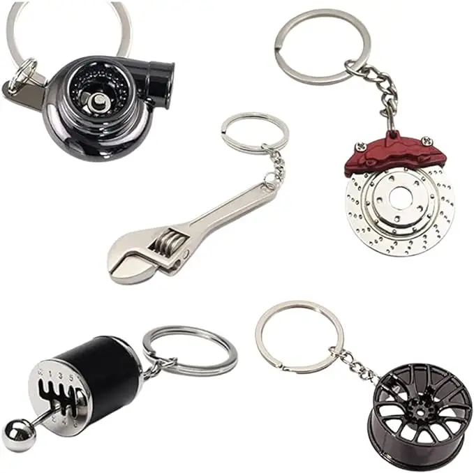 5pc Car Lovers Key Chain Set