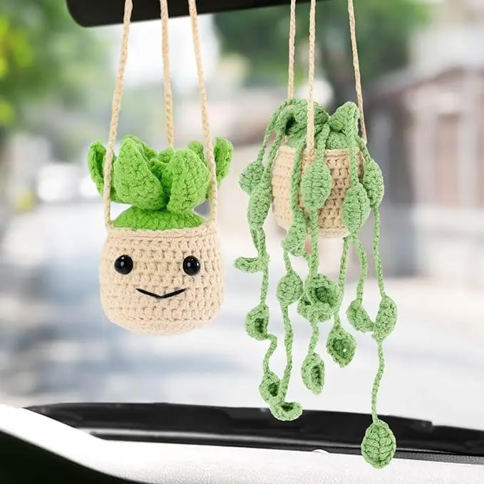 Crochet Plants Hanging Baskets