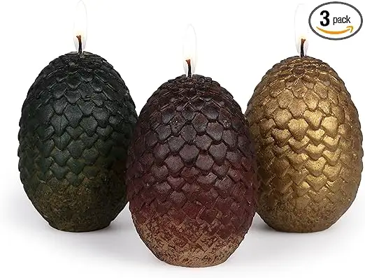 Game of Thrones Dragon Egg Replica Candles