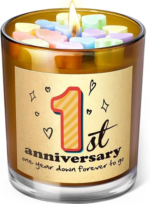 One-Year Anniversary Candle