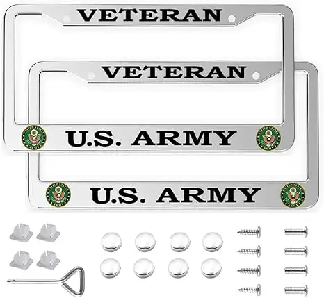 US Veteran License Plate Holder