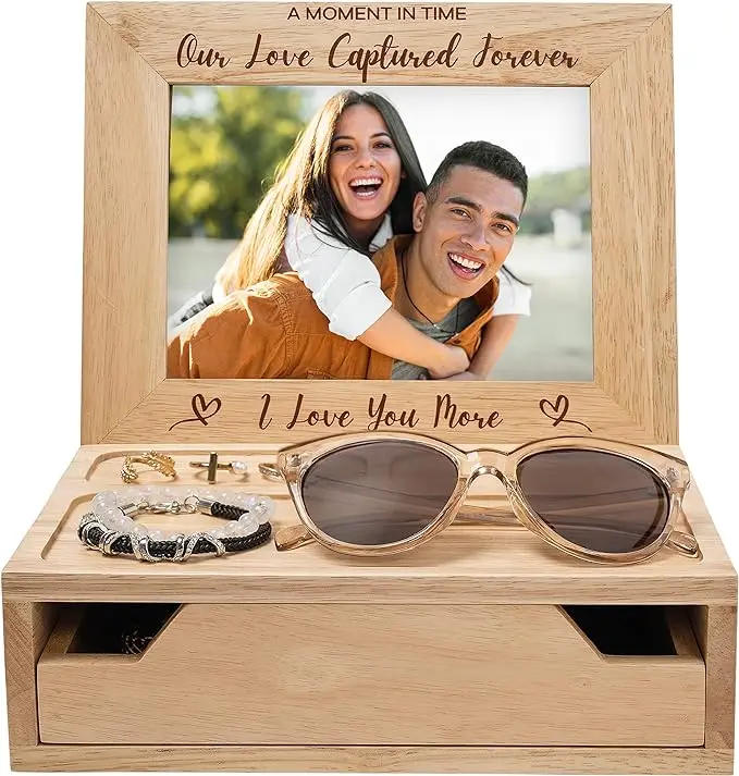 Wood Photo Frame Box